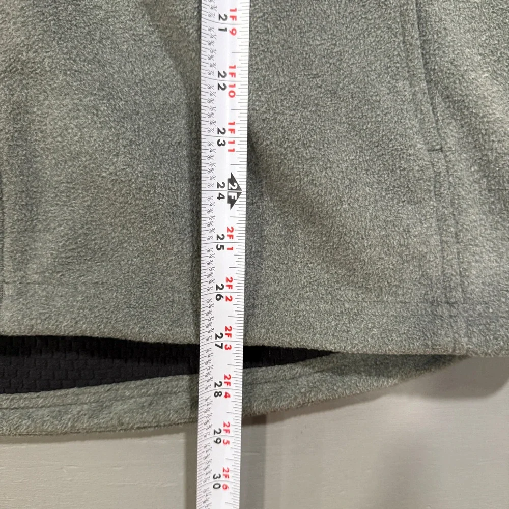 NEW Duluth Trading Co Shoreman's Fleece Vest Gray EMS Logo Full Zip Large